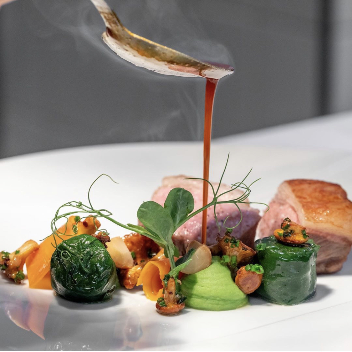 High-end fine dining for private jet catering at Madrid-Barajas Airport LEMD